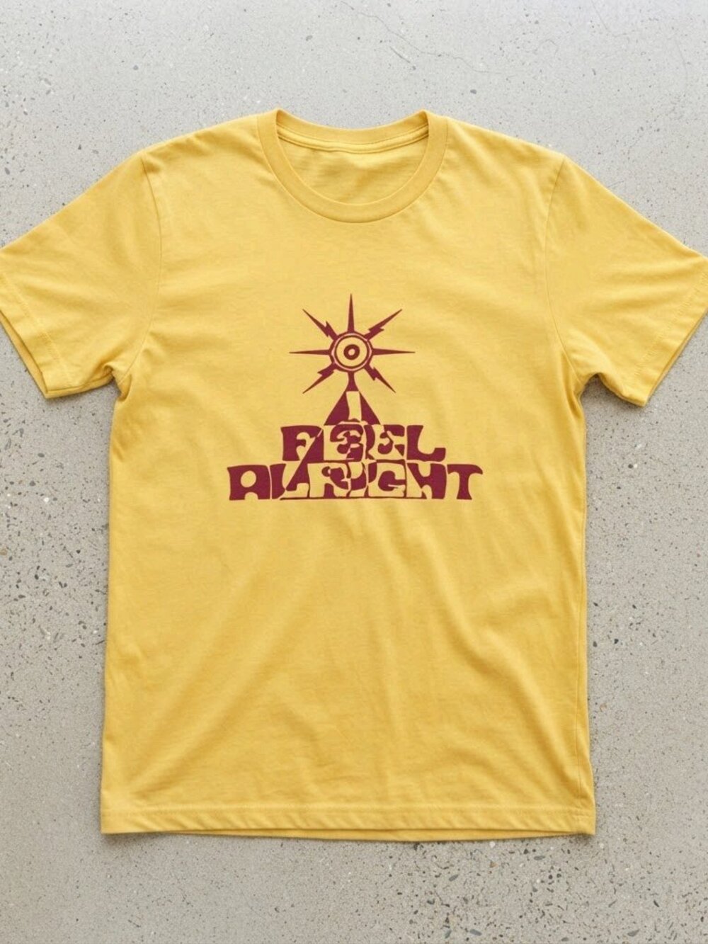 Spacemen 3 Feel Alright Yellow T-Shirt S-4XL